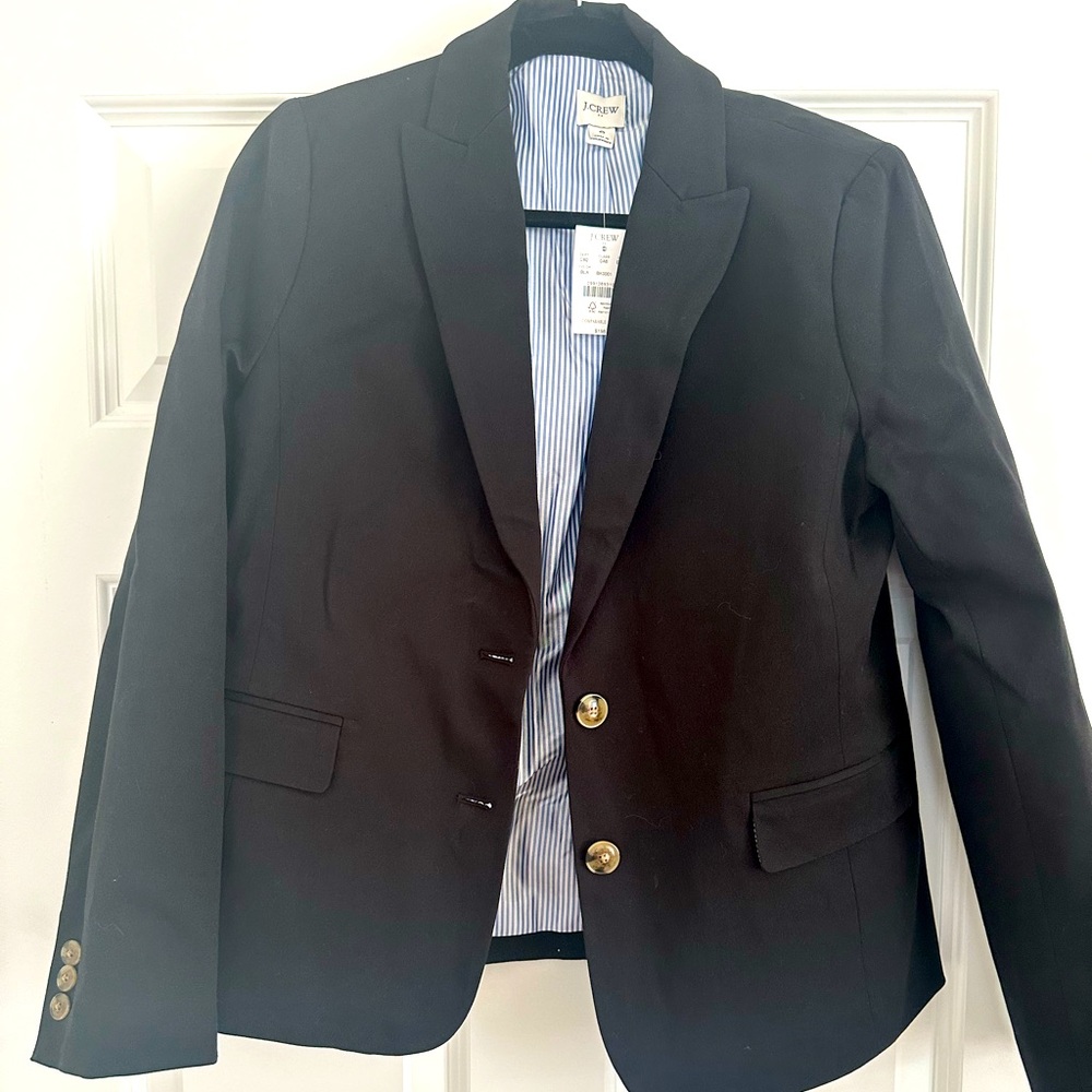 Brand New JCrew Black Blazer
